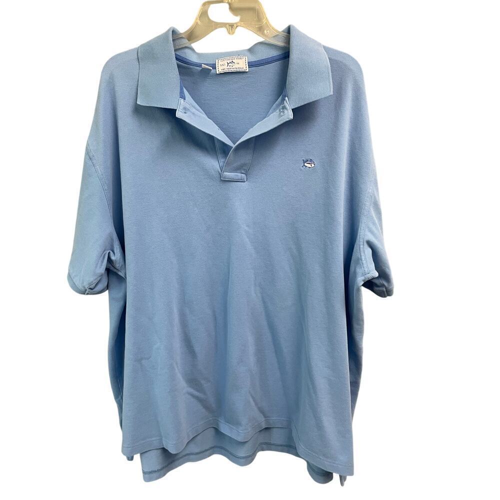 Southern Tide Mens XXL Skipjack Polo Shirt Short Sleeve Classic Ocean Channel